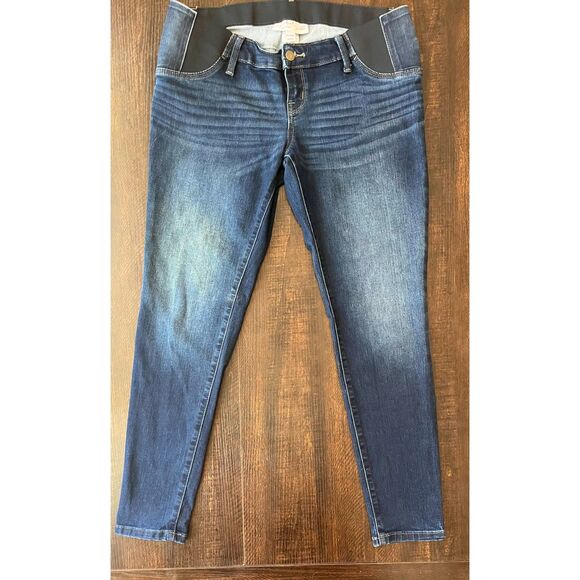 Isabel Medium Wash Women’s Maternity Skinny Jeans Size 6R/28 - Picture 1 of 3